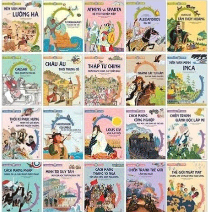 Bộ sách Du hành vào lịch sử thế giới (Bộ 20 quyển)