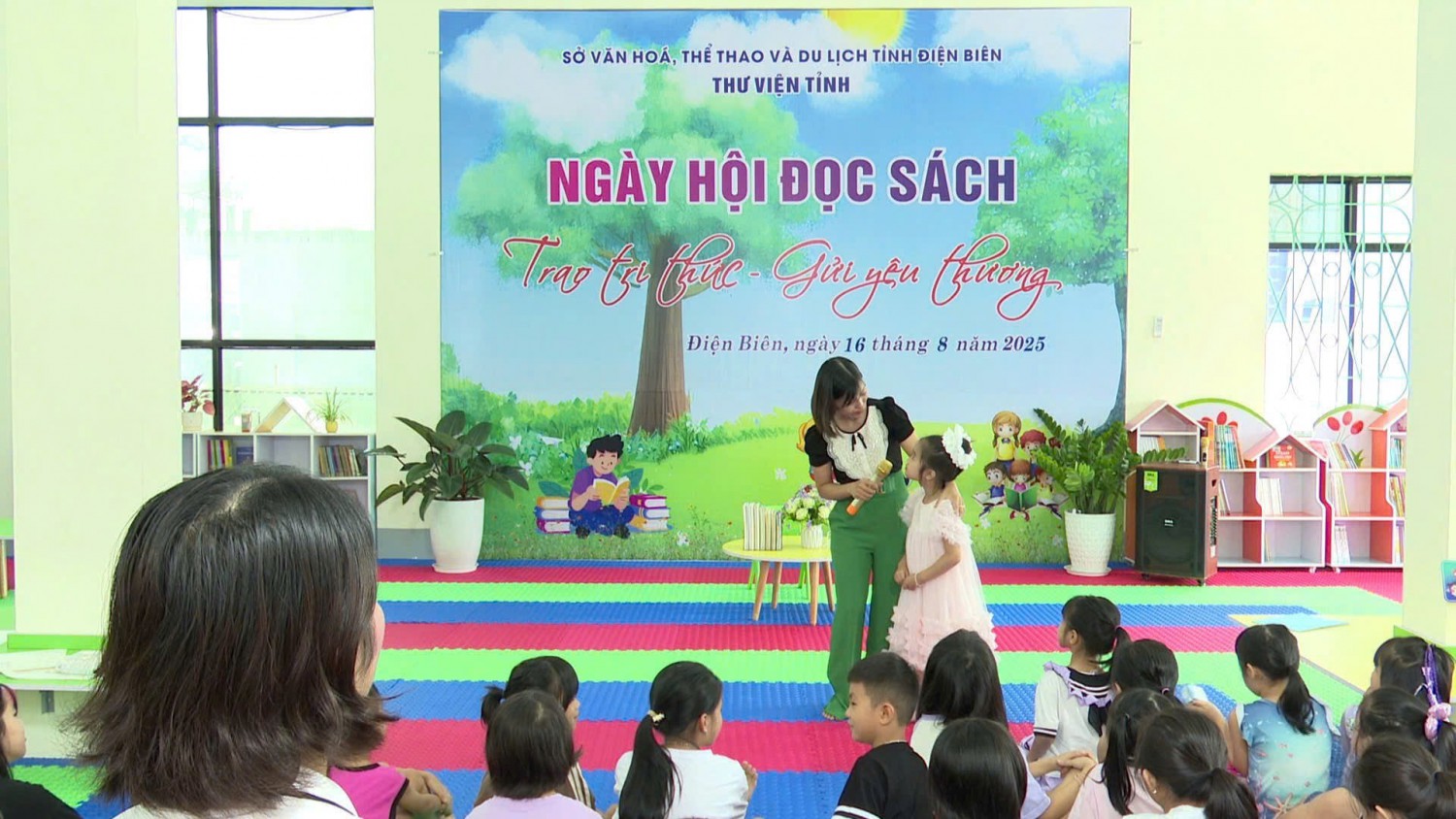 Thư viện tỉnh Điện Biên tổ chức các hoạt động  phục vụ bạn đọc thiếu nhi