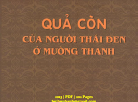 Quả còn của người Thái Đen ở Mường Thanh